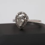 18K White Gold 0.88CT Diamond Ring