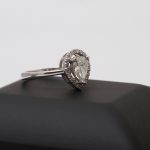 18K White Gold 0.88CT Diamond Ring