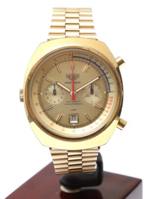 Heuer Leonidas Montreal Manual Wind Vintage 1970 s Gold Plated