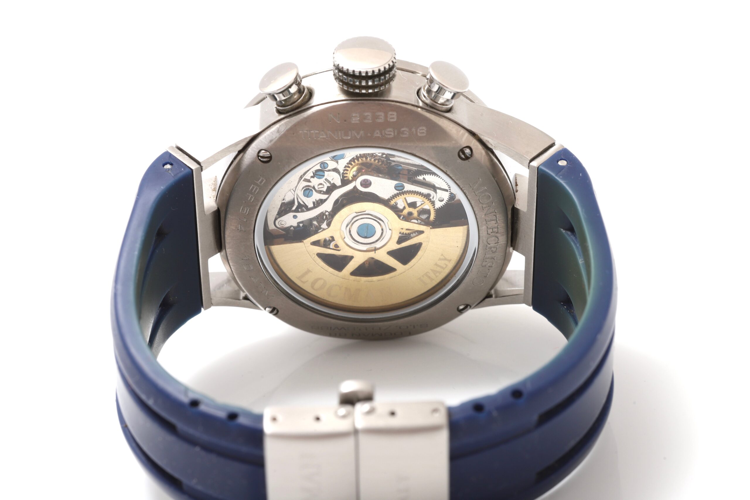 Locman Montecristo Ref.514 Automatic Chronograph 42mm Blue Face