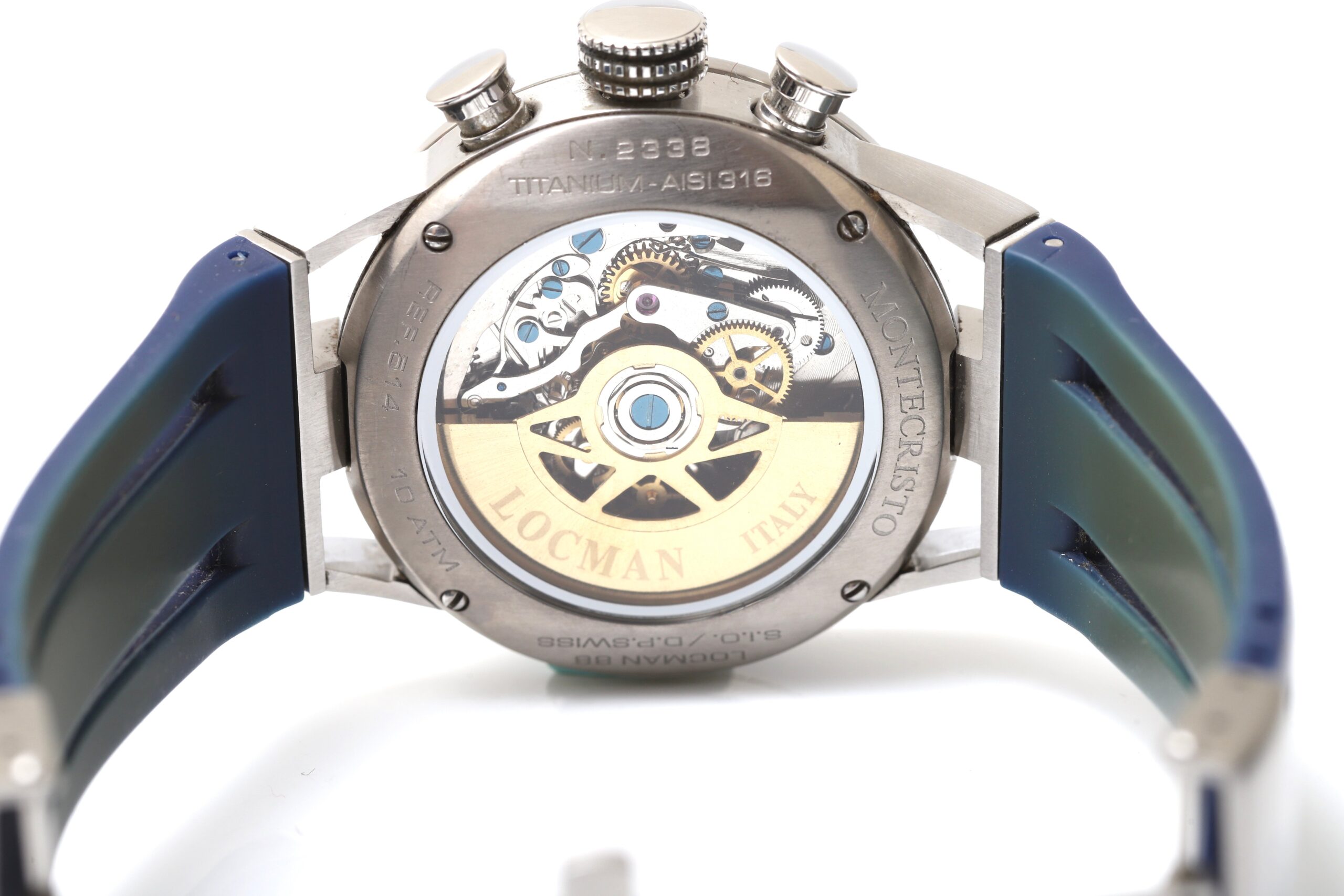 Locman Montecristo Ref.514 Automatic Chronograph 42mm Blue Face