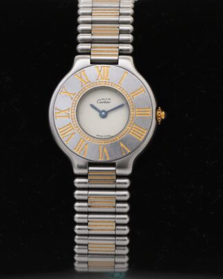 Cartier Must De 21 Quartz Steel & Gold 31mm Ladies Watch