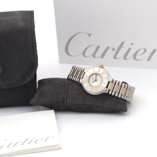 Cartier Must De 21 Quartz Steel & Gold 31mm Ladies Watch