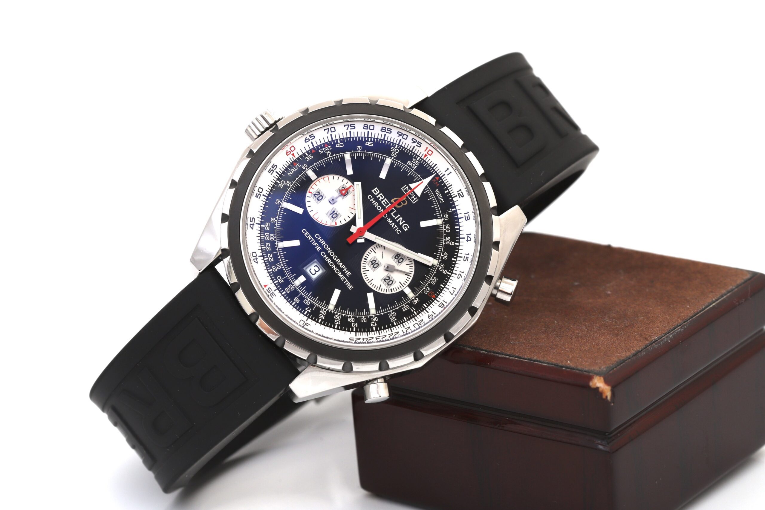Breitling Chrono-matic 44mm Automatic Chronograph A41360 Men' s Watch