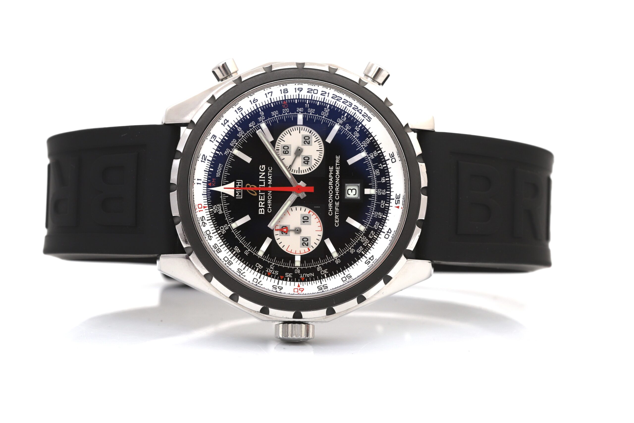 Breitling Chrono-matic 44mm Automatic Chronograph A41360 Men' s Watch