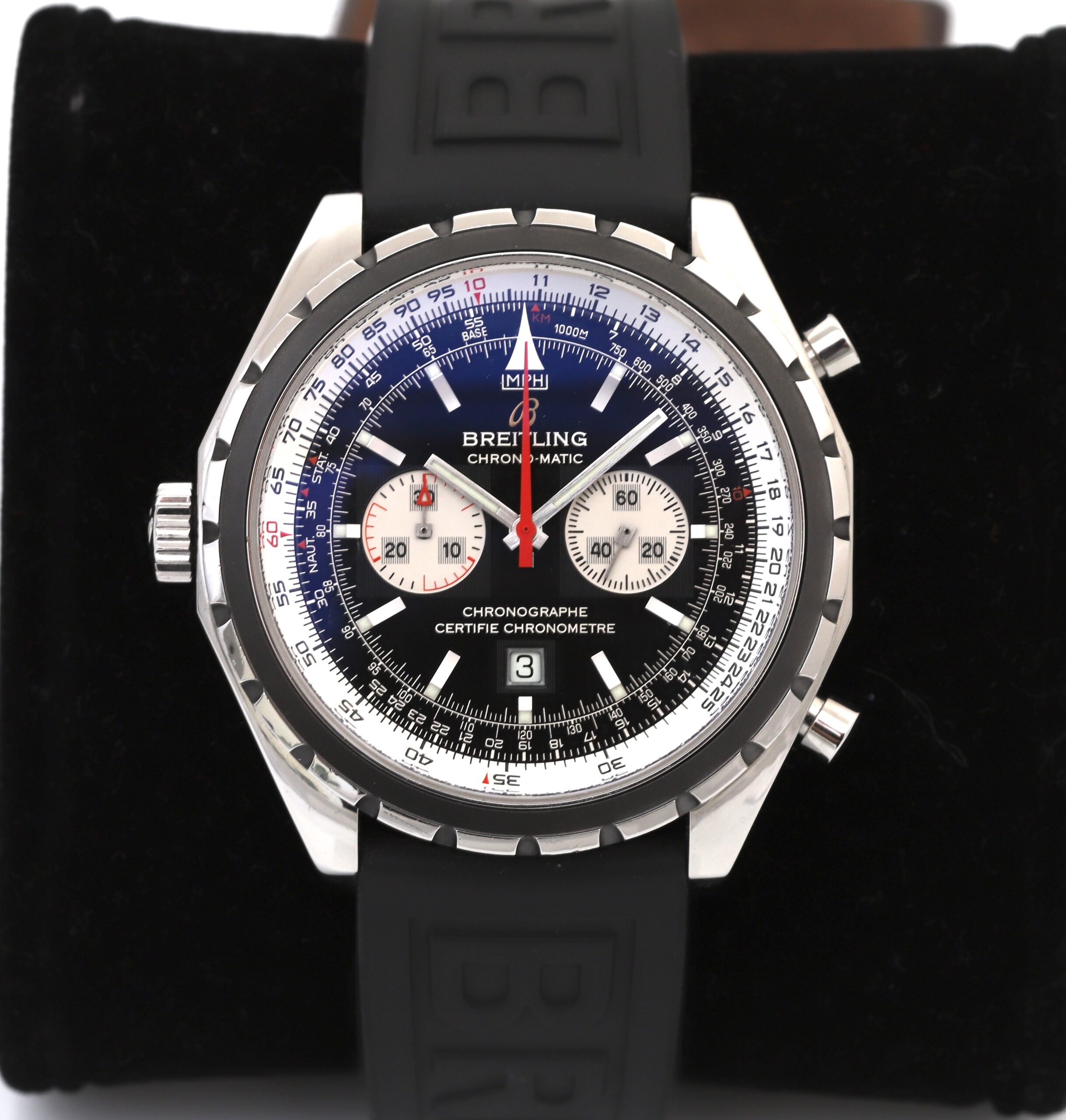 Breitling Chrono-matic 44mm Automatic Chronograph A41360 Men' s Watch