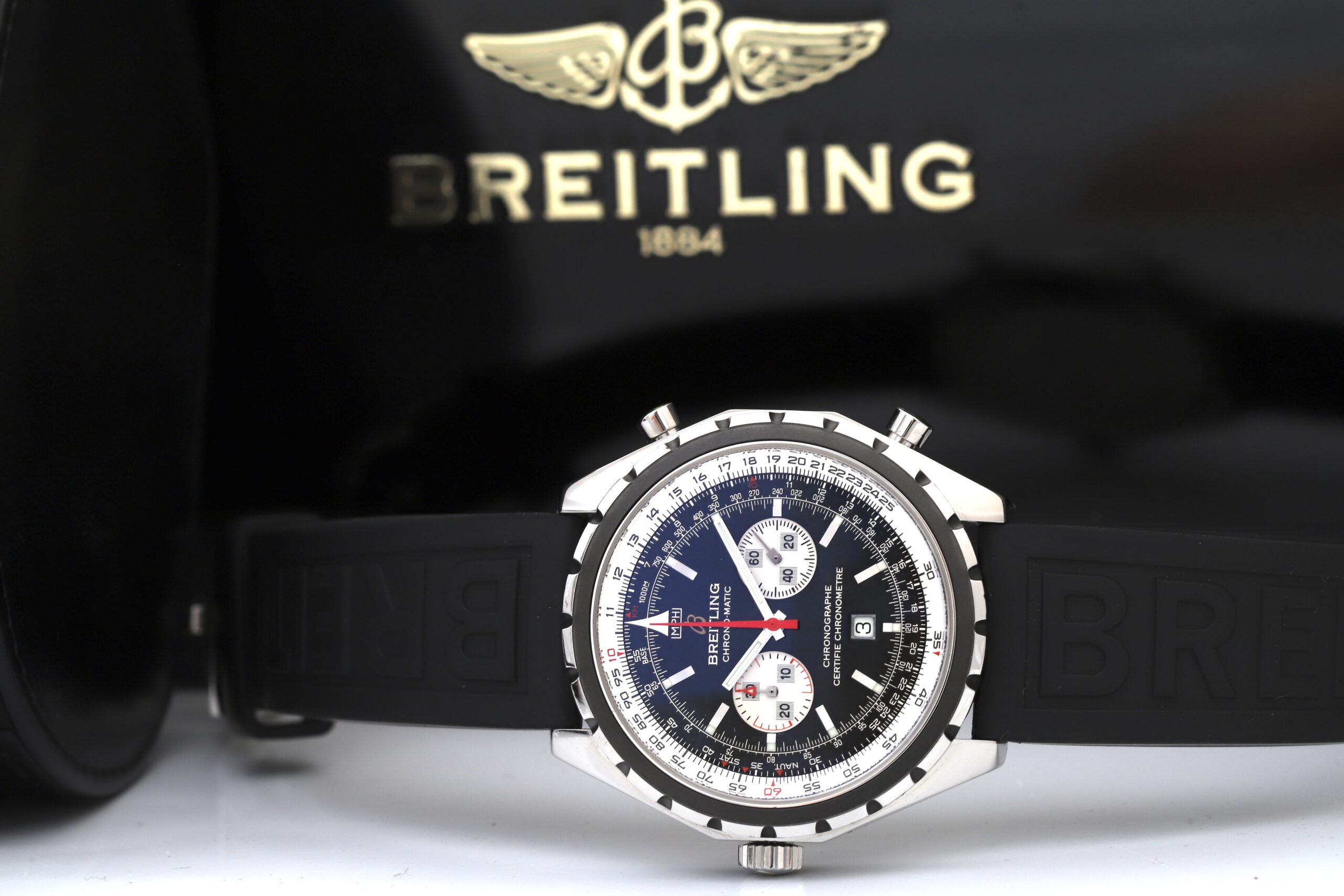 Breitling Chrono-matic 44mm Automatic Chronograph A41360 Men' s Watch