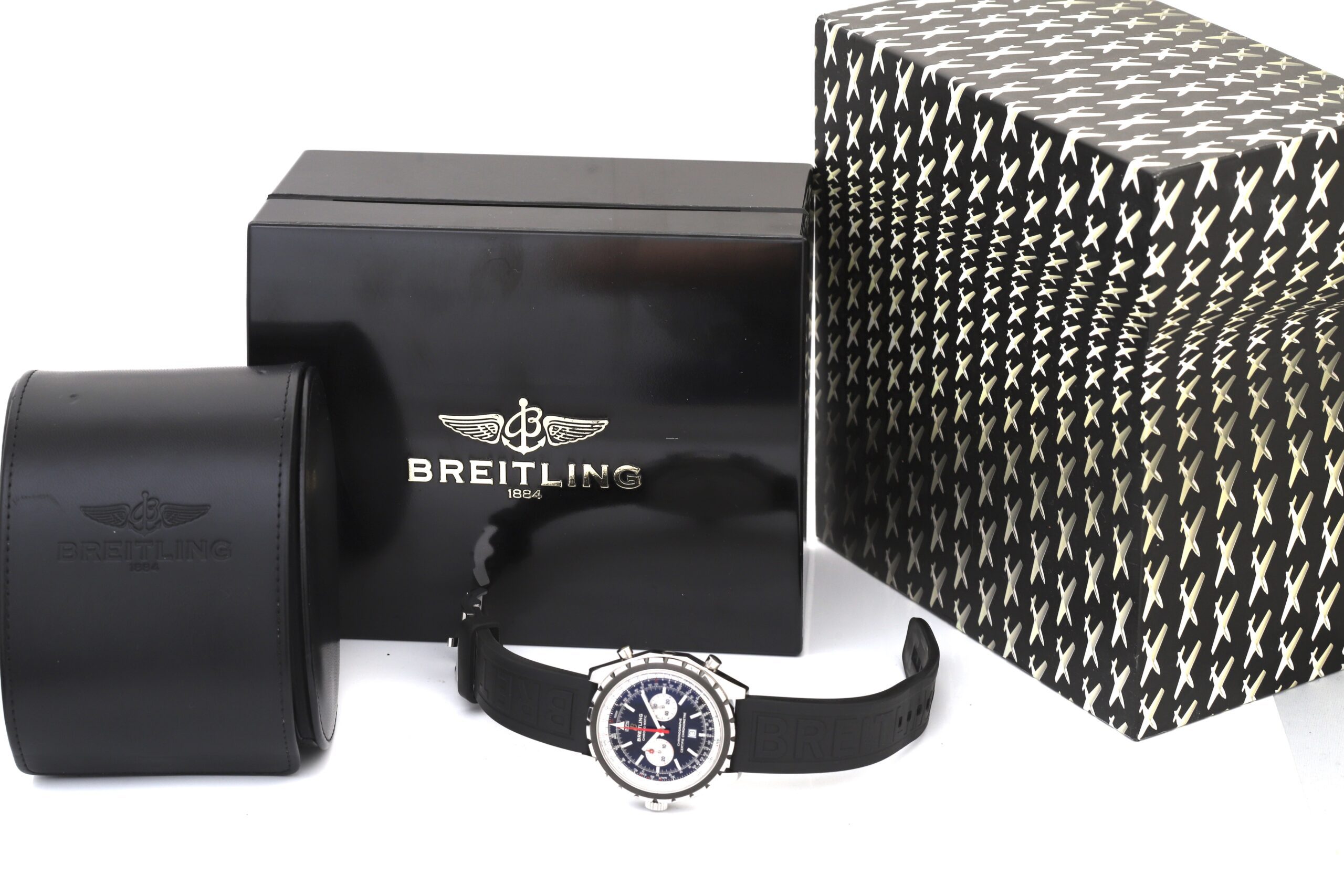 Breitling Chrono-matic 44mm Automatic Chronograph A41360 Men' s Watch