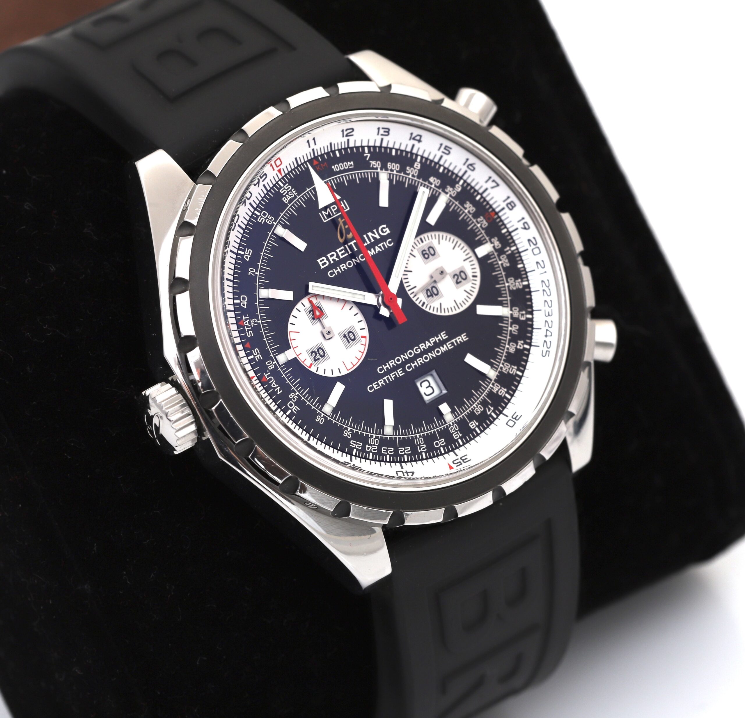 Breitling Chrono-matic 44mm Automatic Chronograph A41360 Men' s Watch