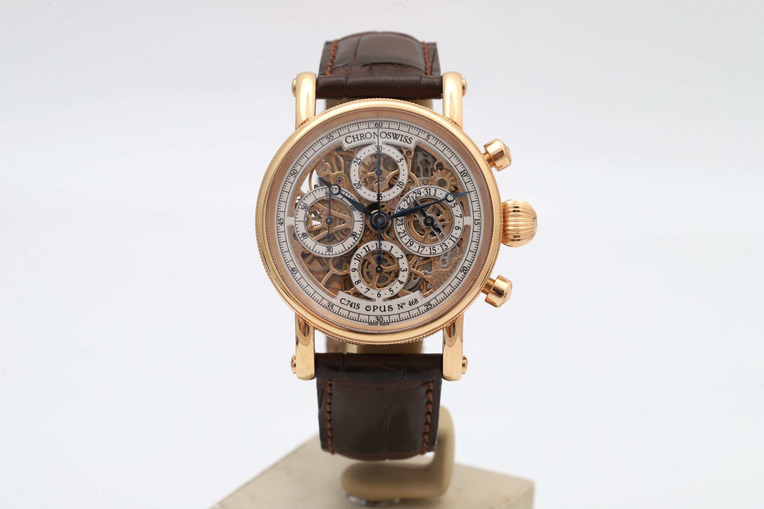 Chronoswiss Chronograph Skeleton Opus Rose Gold 41mm Automatic