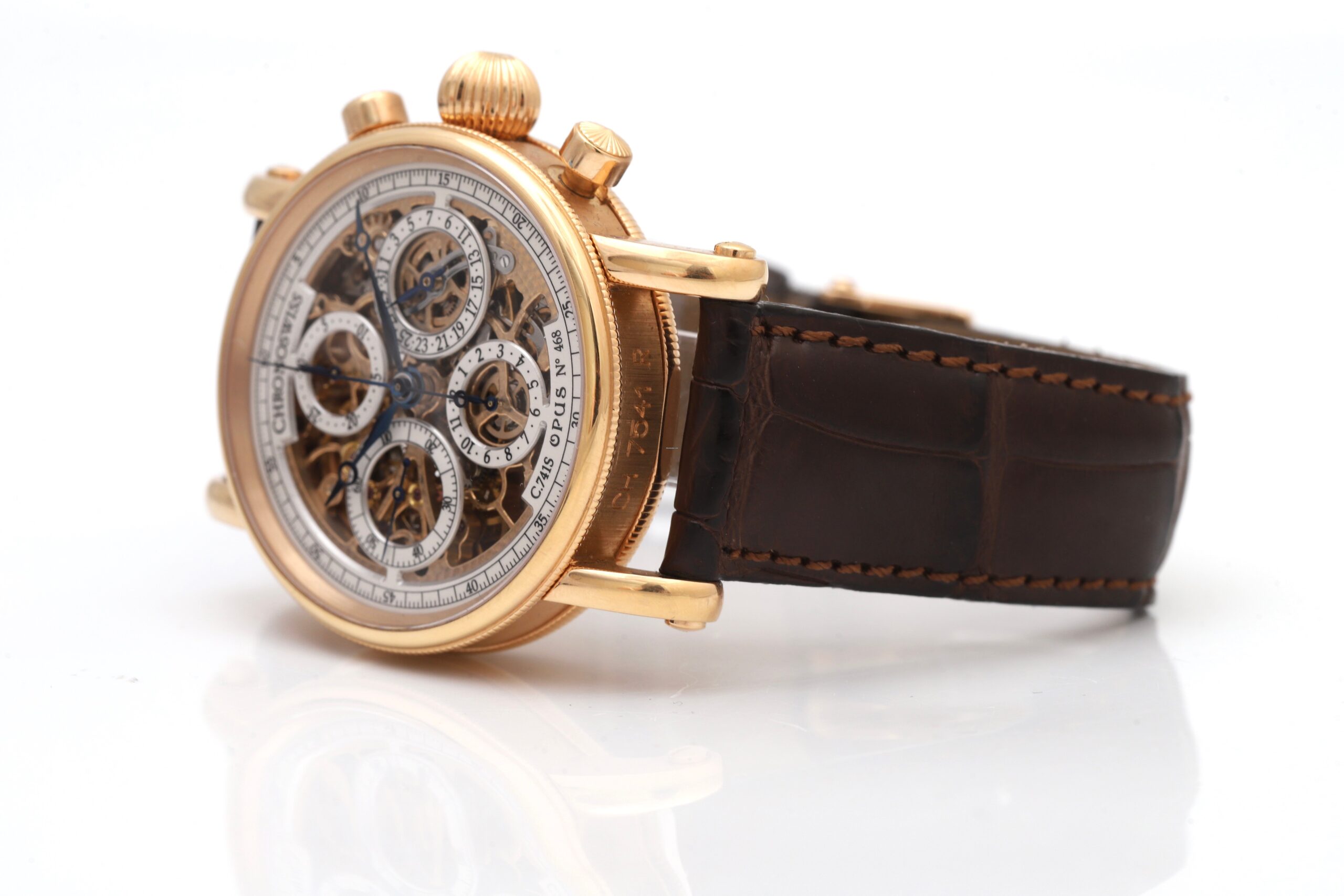 Chronoswiss Chronograph Skeleton Opus Rose Gold 41mm Automatic