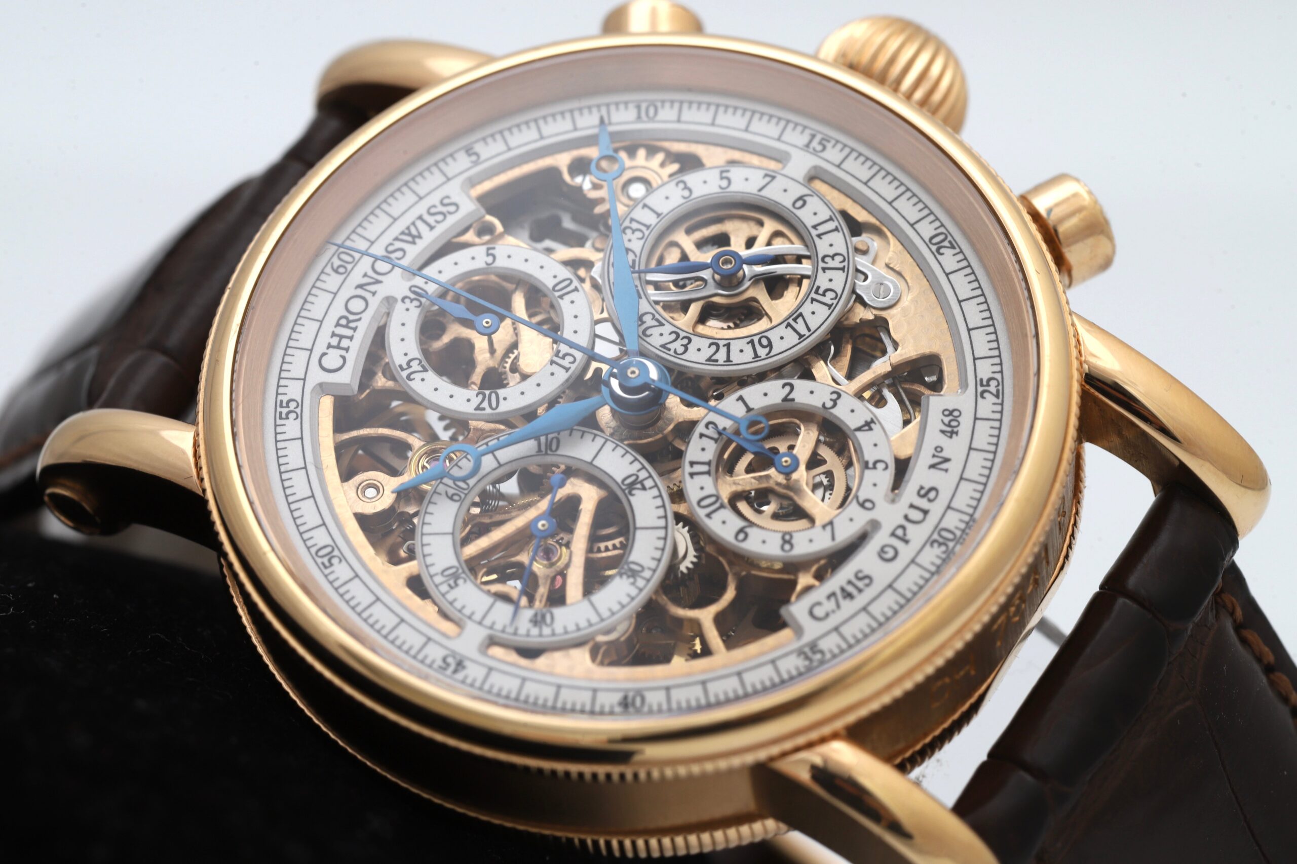 Chronoswiss Chronograph Skeleton Opus Rose Gold 41mm Automatic