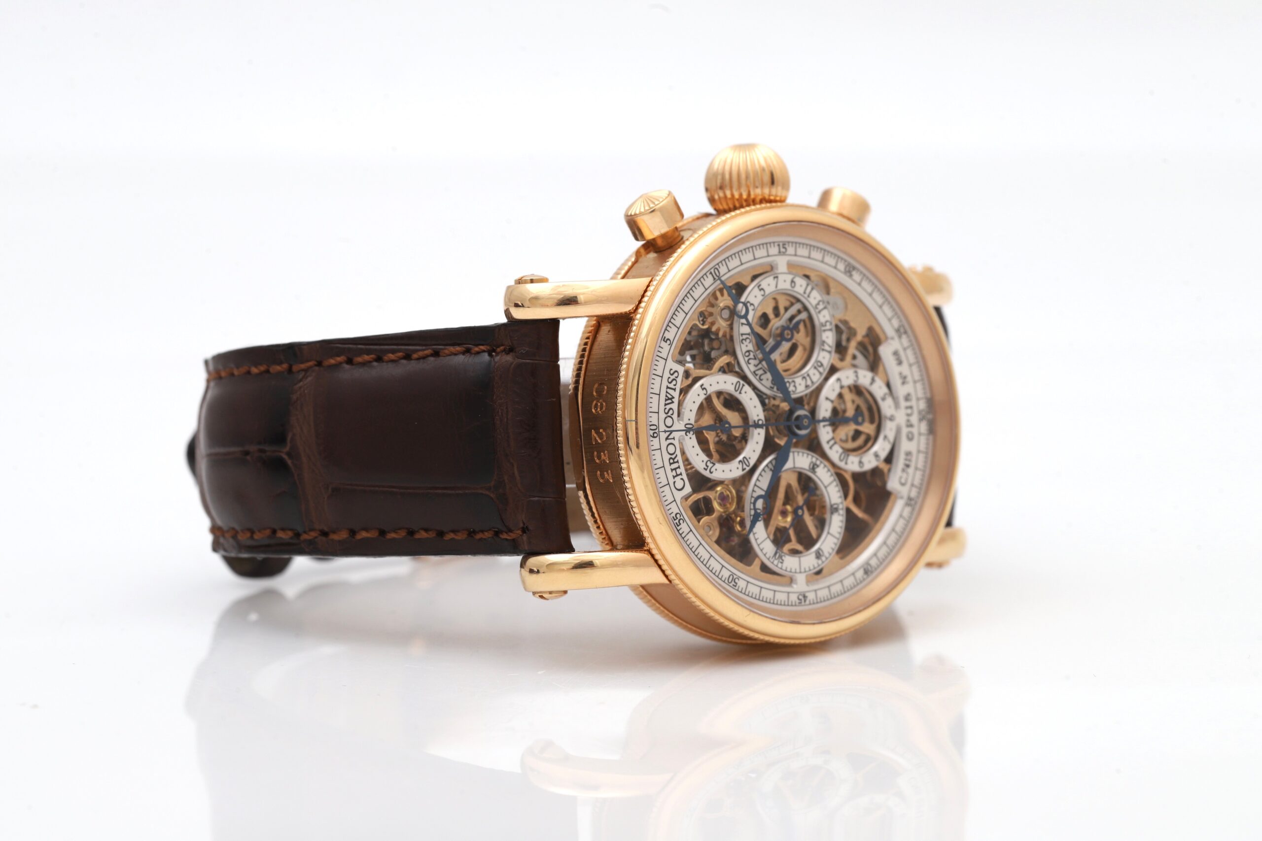 Chronoswiss Chronograph Skeleton Opus Rose Gold 41mm Automatic