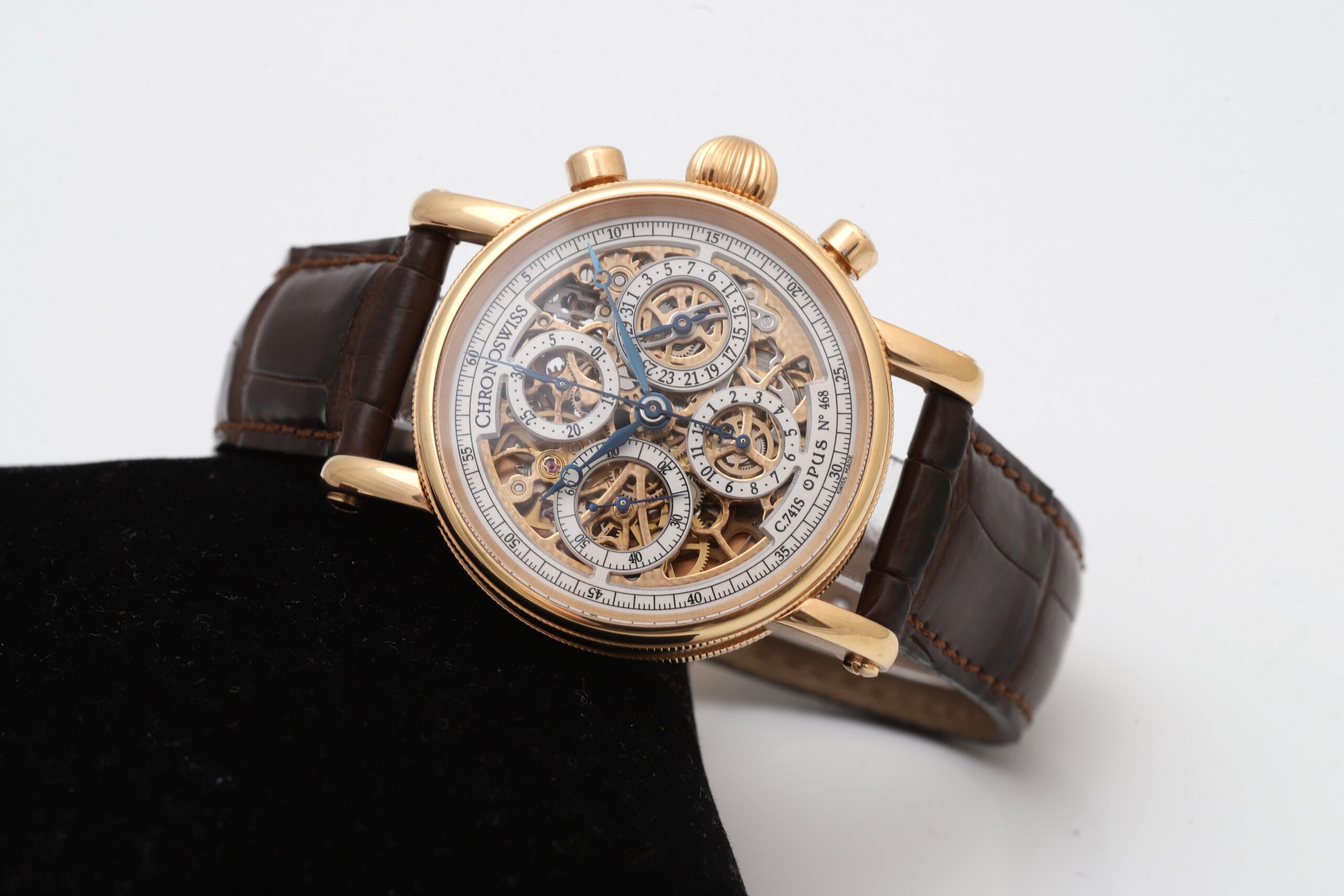 Chronoswiss Chronograph Skeleton Opus Rose Gold 41mm Automatic