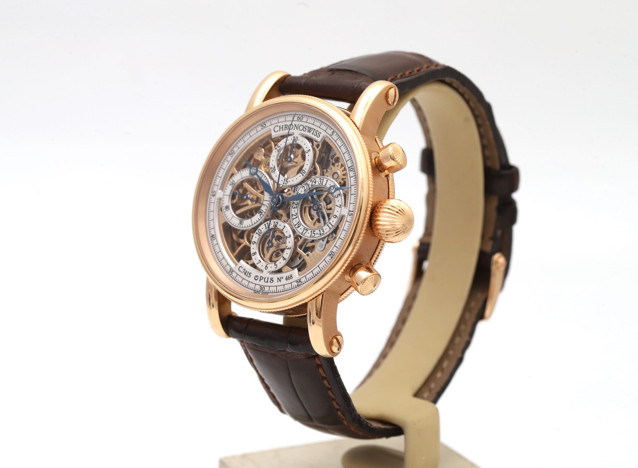 Chronoswiss Chronograph Skeleton Opus Rose Gold 41mm Automatic