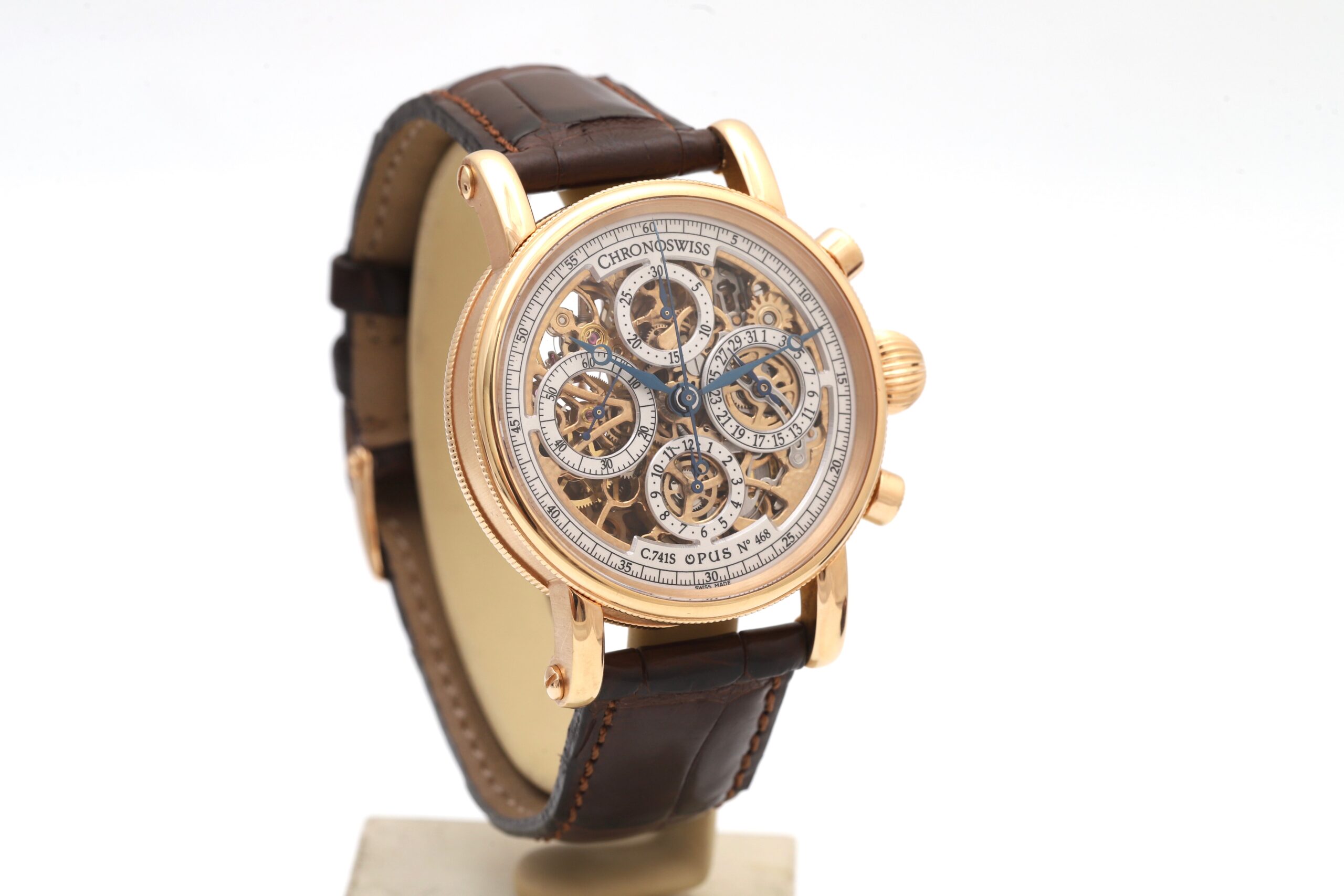 Chronoswiss Chronograph Skeleton Opus Rose Gold 41mm Automatic