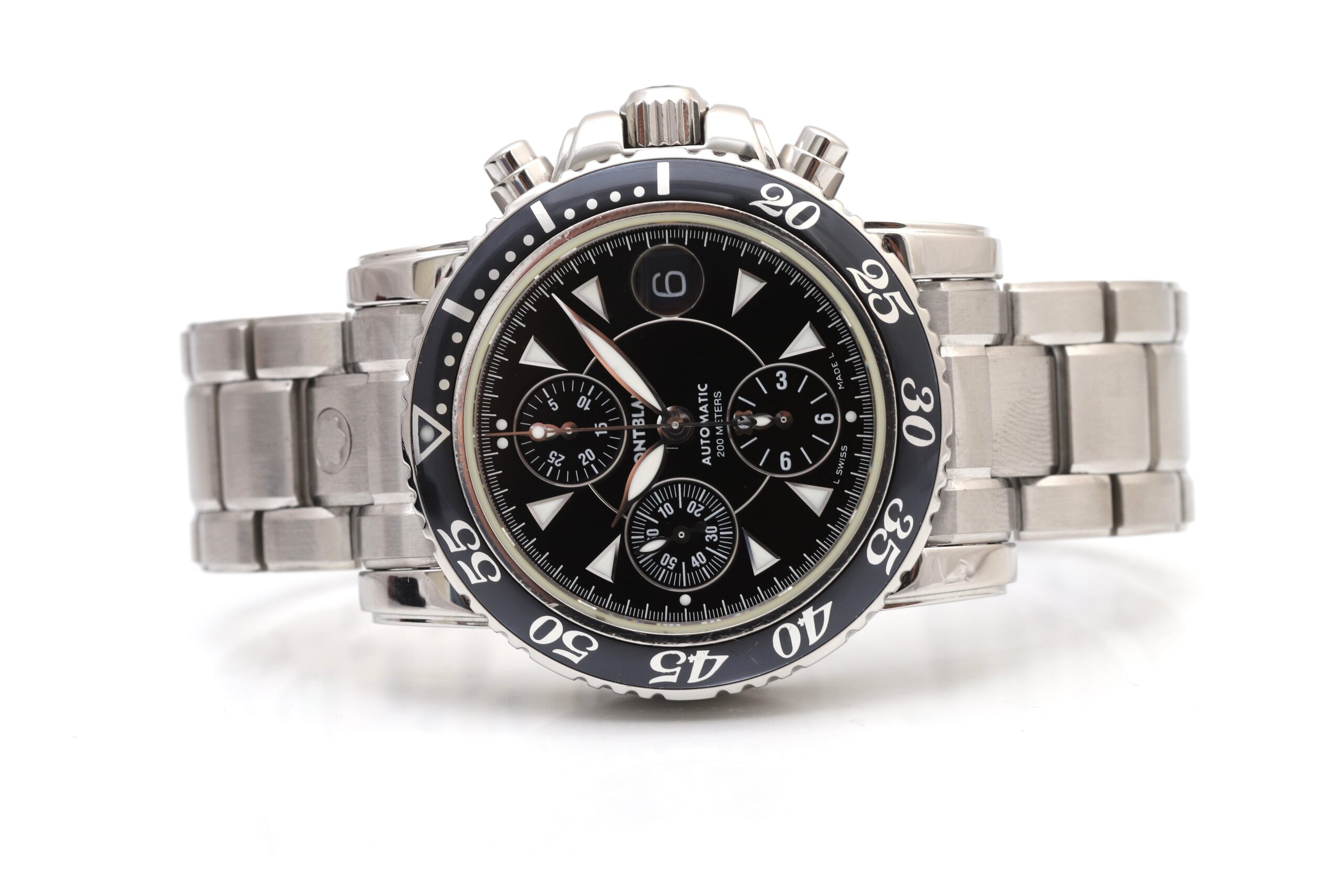 Montblanc Sport Chronograph 41mm Automatic 7034 Stainless Still Montblanc Sport Chronograph 41mm Automatic 7034 Stainless Still