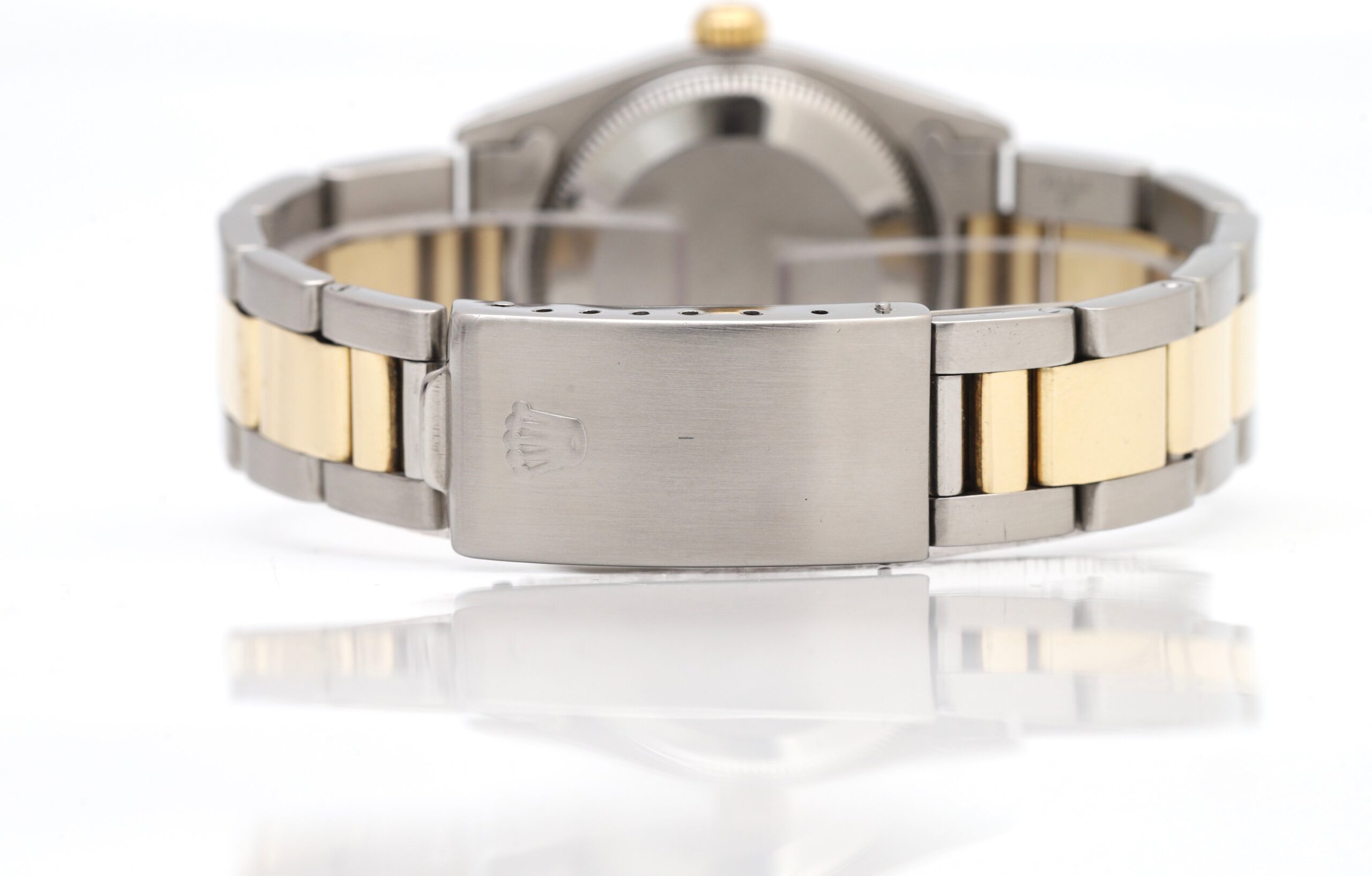 Rolex Oyster Perpetual Datejust Mid Size Steel & Gold Champagne Dial 31mm Ladies