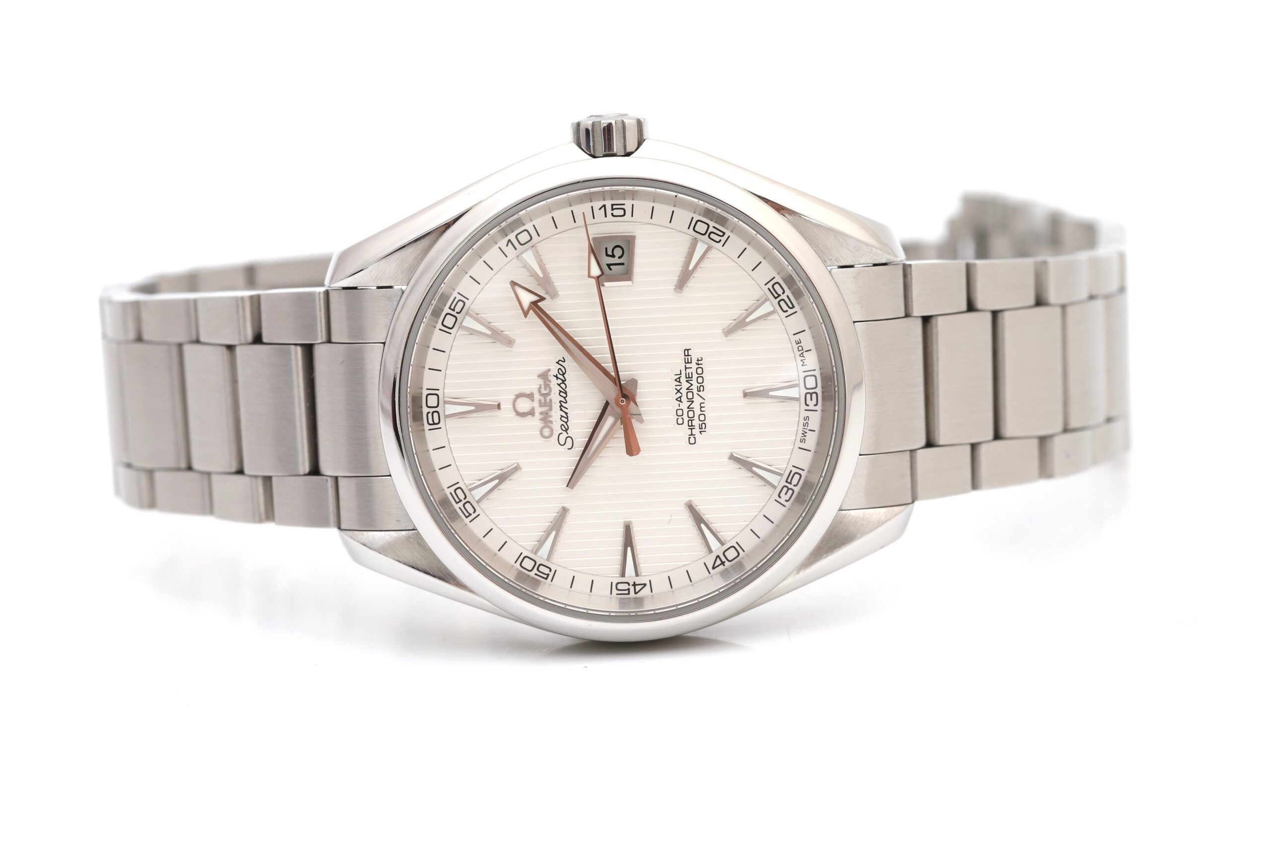 Omega Seamaster Aqua Terra 41.5mm Co-Axial 8500 White Dial