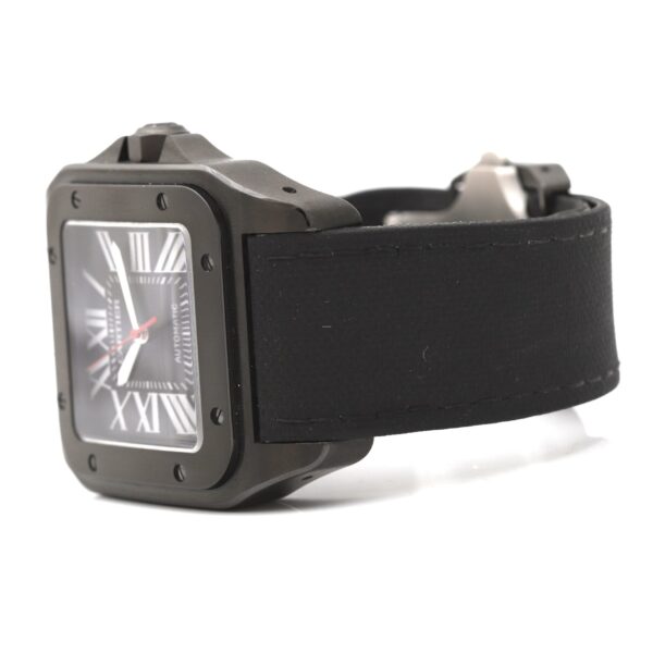 Cartier Santos 100 Large 3774 Stainless Steel Black DLC Automatic