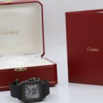 Cartier Santos 100 Large 3774 Stainless Steel Black DLC Automatic
