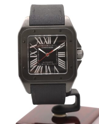 Cartier Santos 100 Large 3774 Stainless Steel Black DLC Automatic