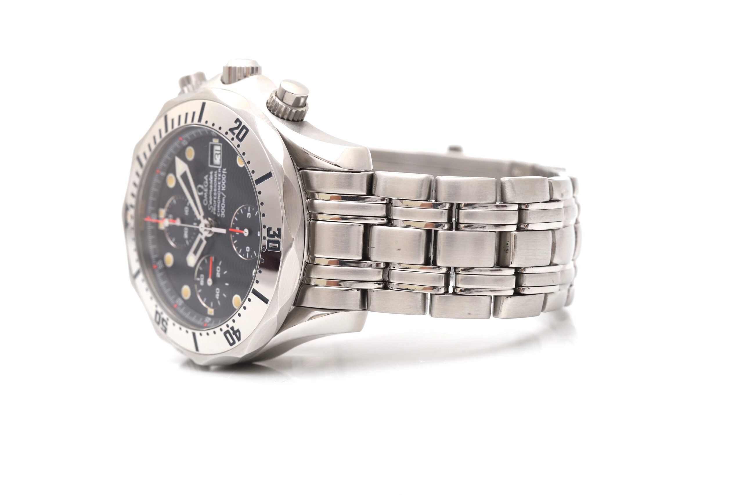 Omega Seamaster Professional 300m Blue 41mm Automatic Chronograph Watch