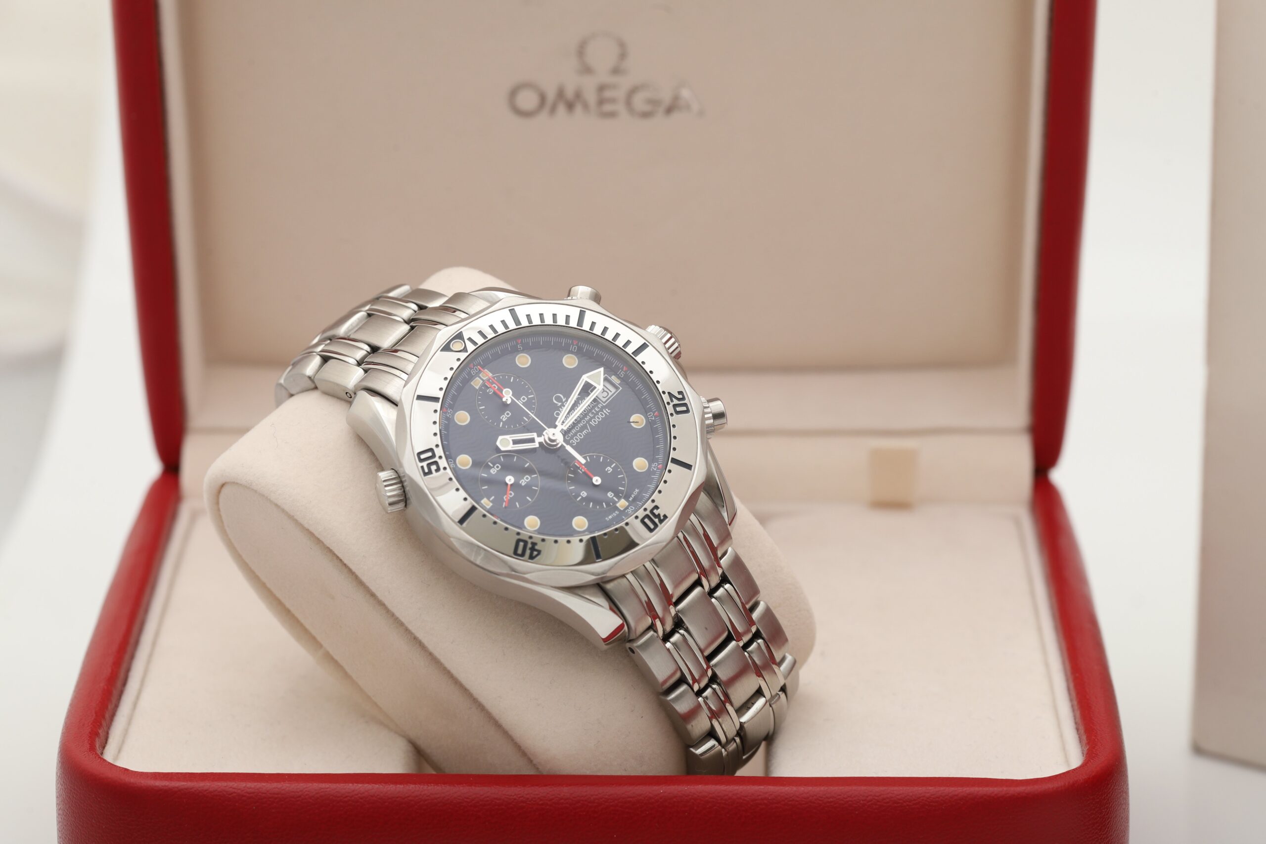 Omega Seamaster Professional 300m Blue 41mm Automatic Chronograph Watch