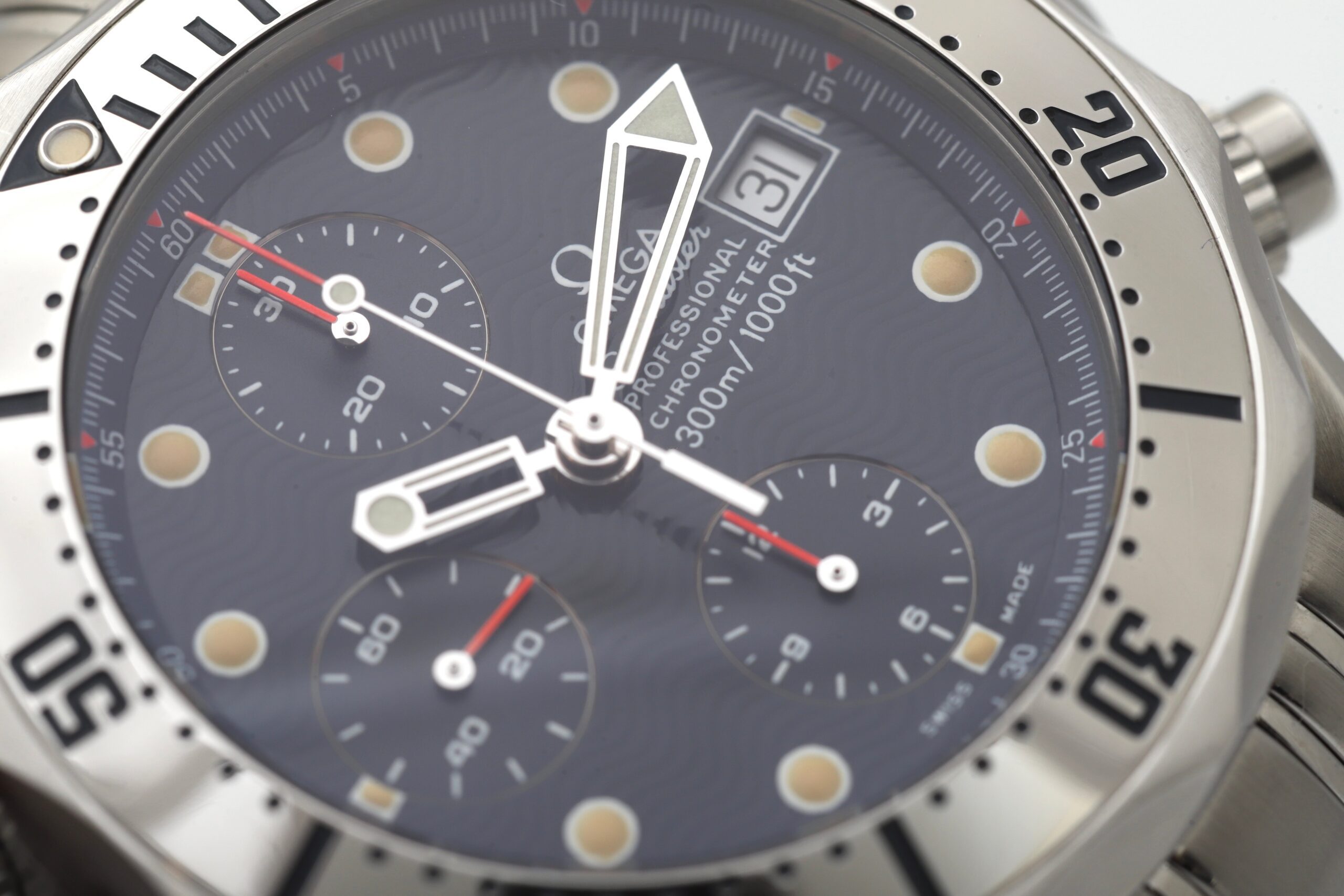 Omega Seamaster Professional 300m Blue 41mm Automatic Chronograph Watch