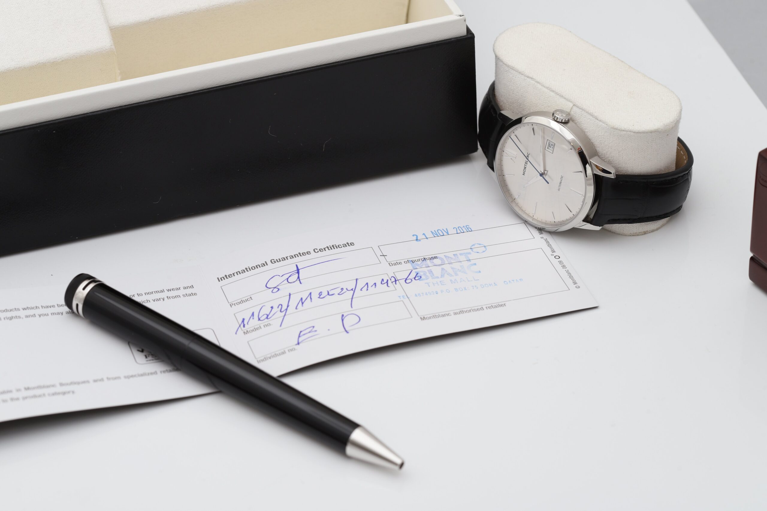 Montblanc Heritage Spirit Watch + Pen + Cufflinks Set