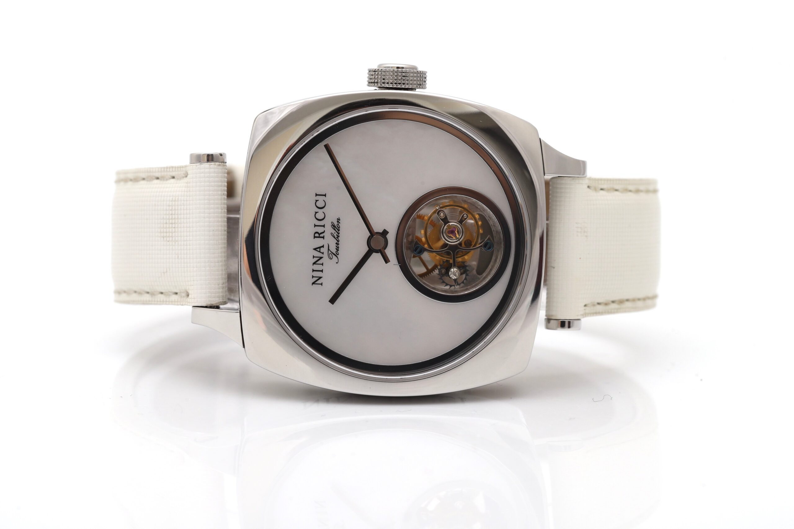 Nina Ricci N026 Tourbullion Mother of Pearl Dial 40mm Manual Wind