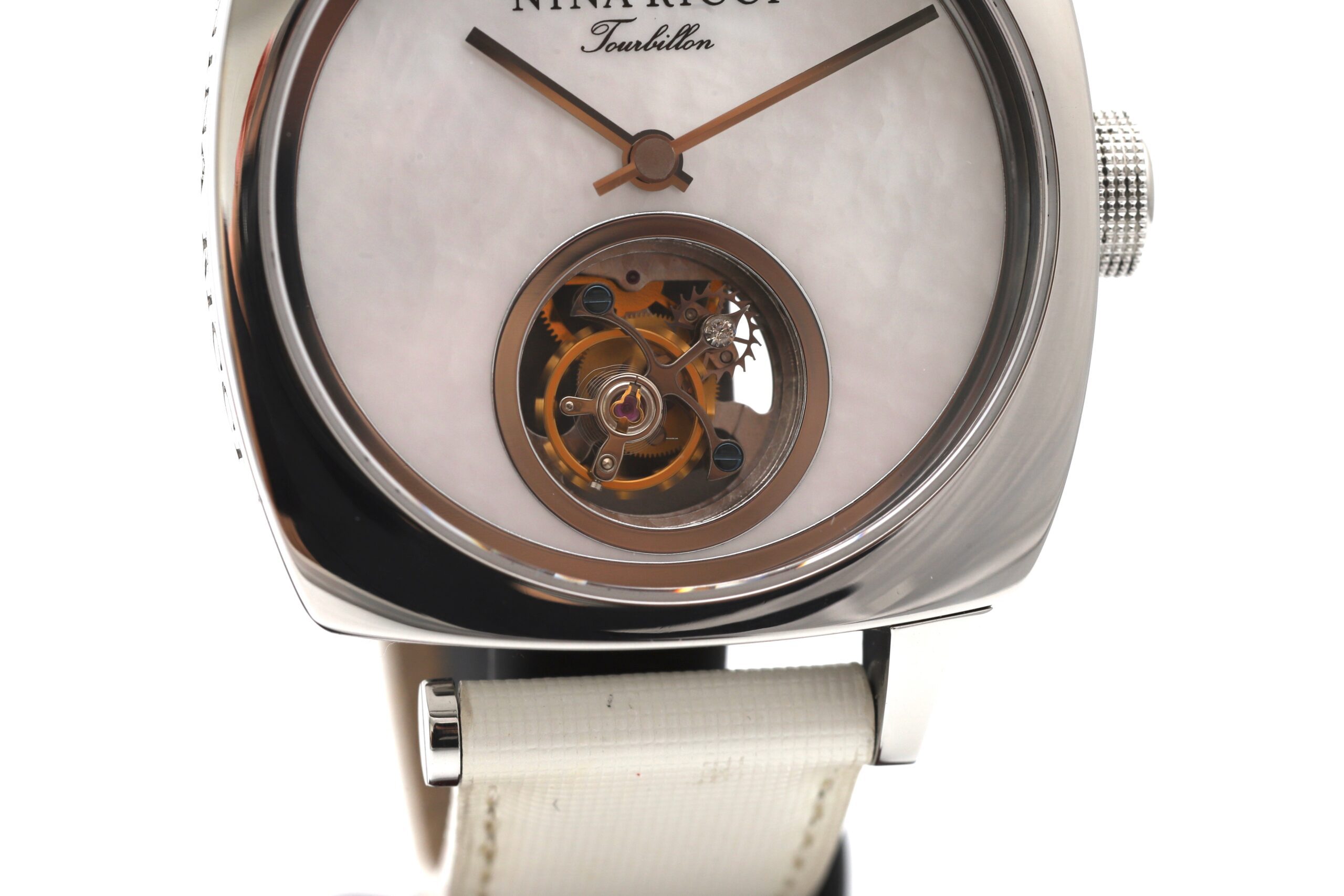 Nina Ricci N026 Tourbullion Mother of Pearl Dial 40mm Manual Wind