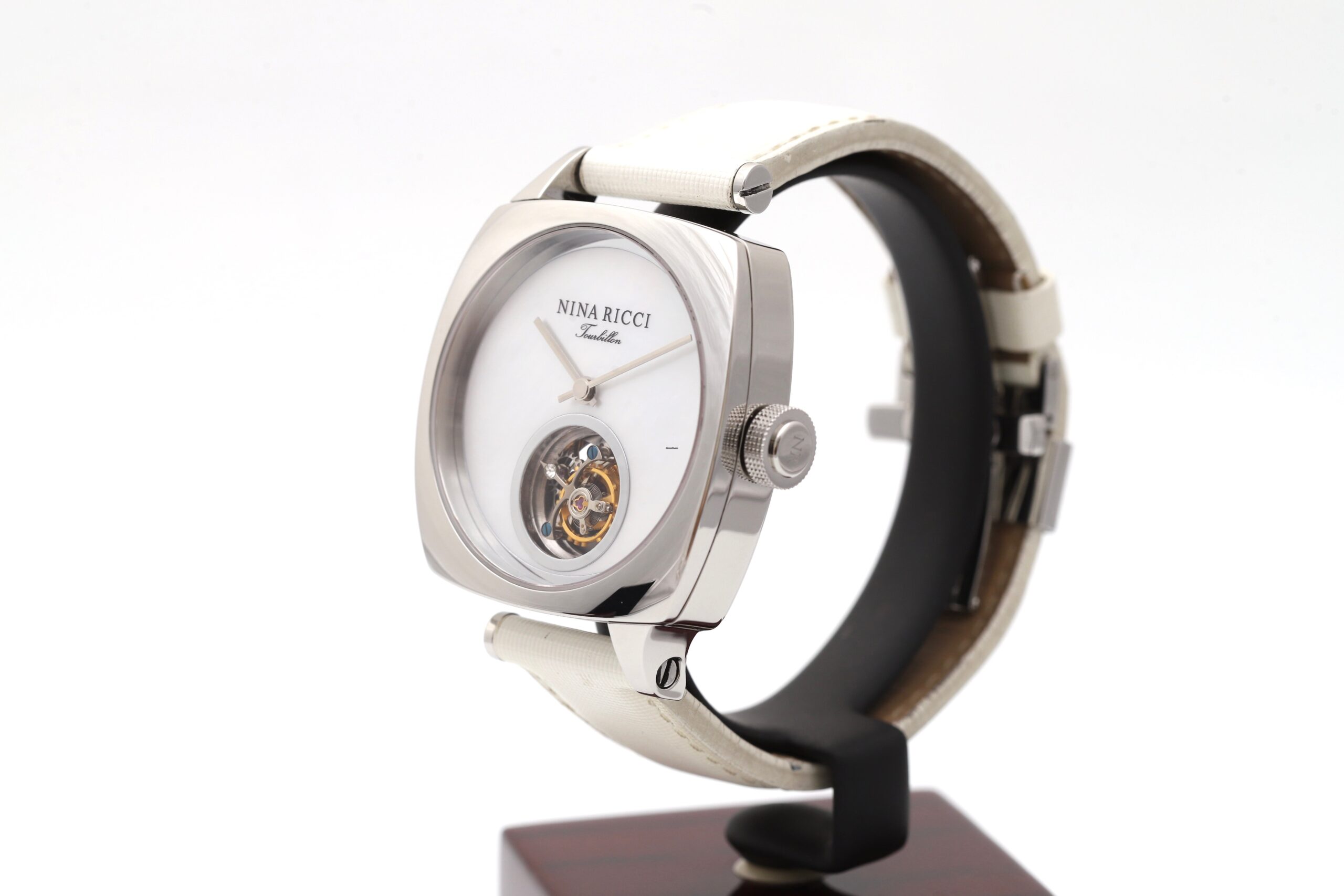 Nina Ricci N026 Tourbullion Mother of Pearl Dial 40mm Manual Wind