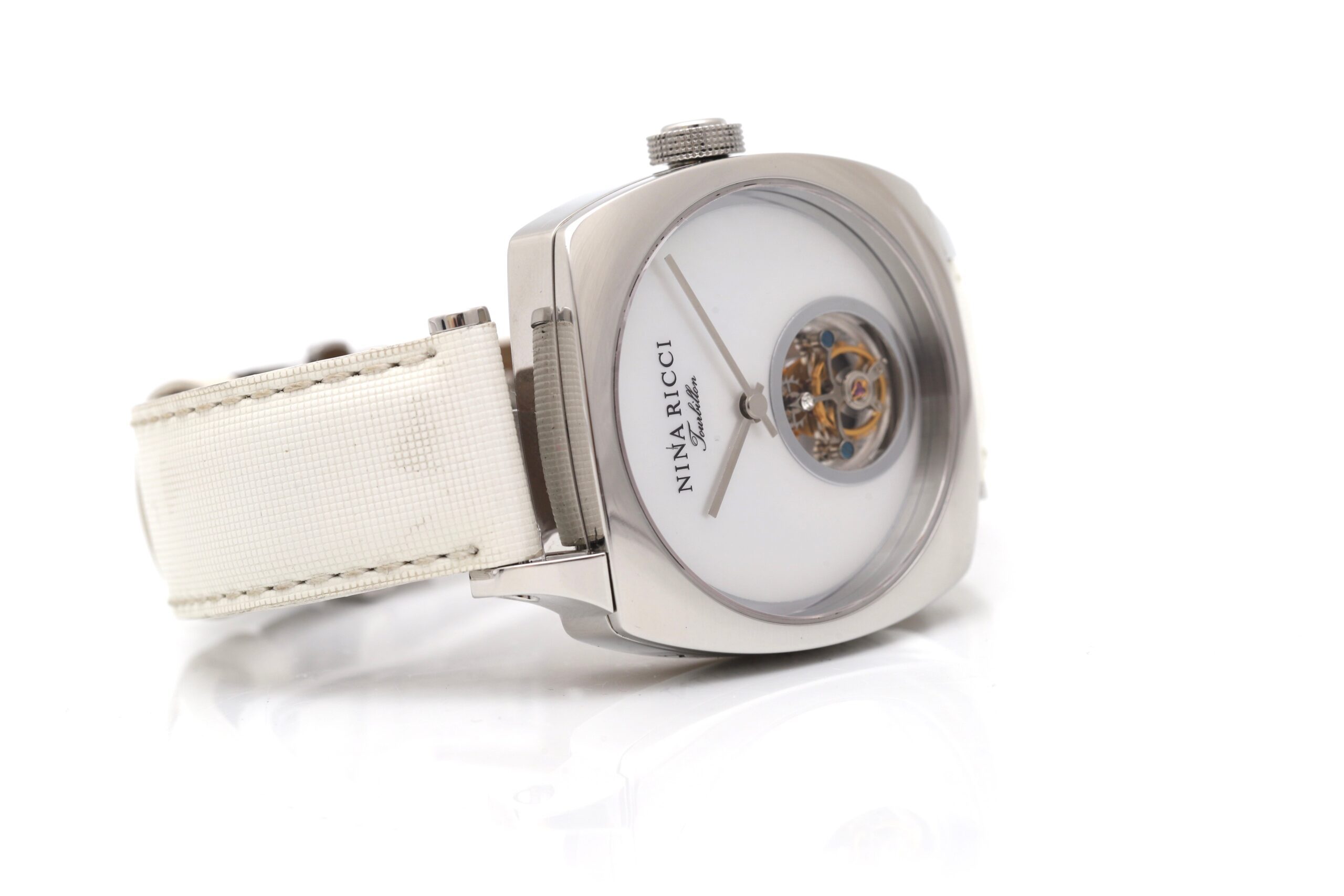 Nina Ricci N026 Tourbullion Mother of Pearl Dial 40mm Manual Wind