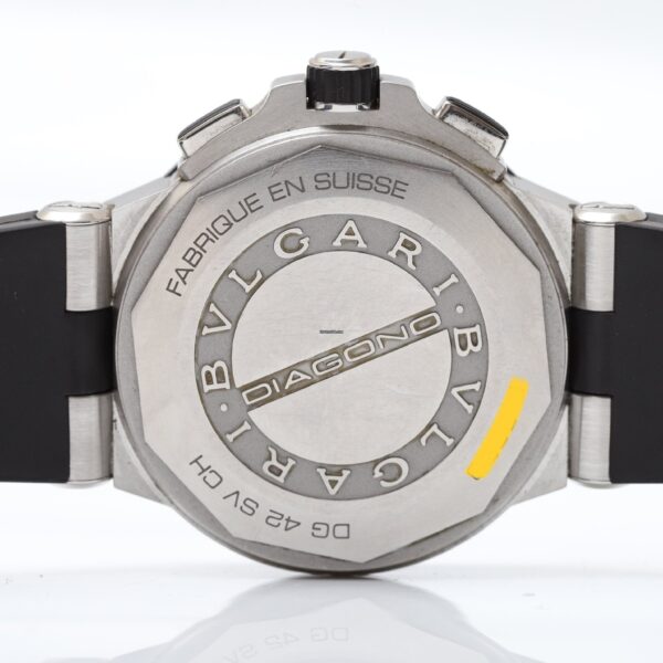 Bulgari Diagono Black Carbon Dial Chronograph 42mm Automatic
