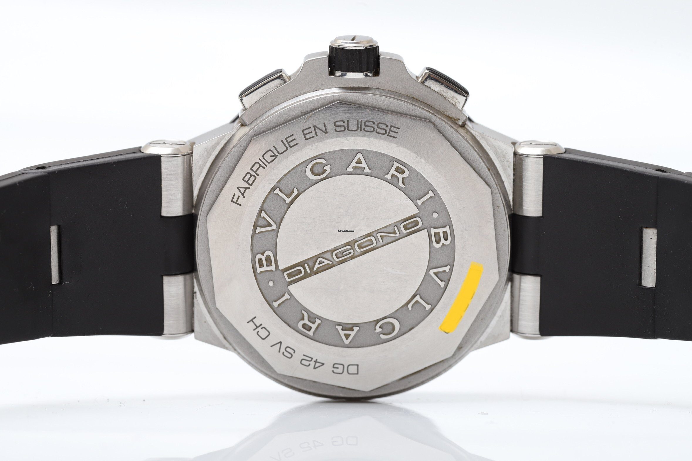 Bulgari Diagono Black Carbon Dial Chronograph 42mm Automatic Bulgari Diagono Black Carbon Dial Chronograph 42mm Automatic