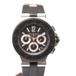 Bulgari Diagono Black Carbon Dial Chronograph 42mm Automatic