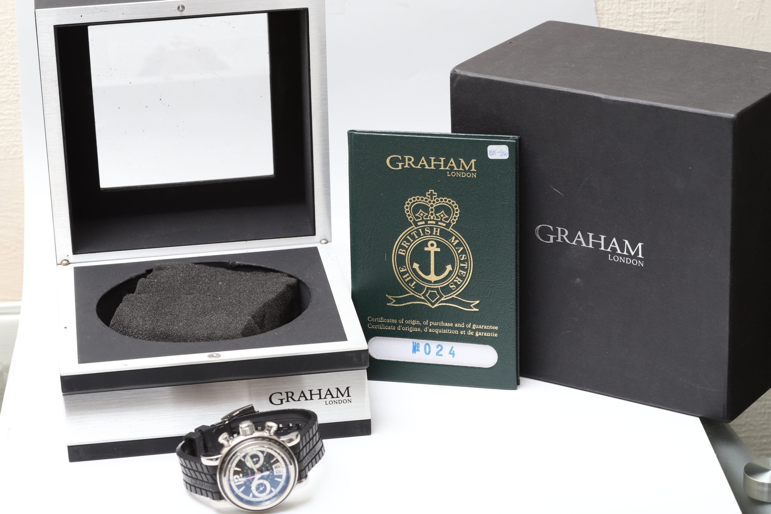 Graham Woodcote Ii Grand Silverstone GMT 44mm Automatic Chronograph
