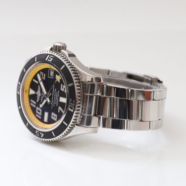 Breitling Superocean 42 Stainless Steel Automatic Yellow & Black