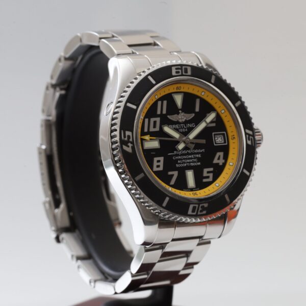 Breitling Superocean 42 Stainless Steel Automatic Yellow & Black