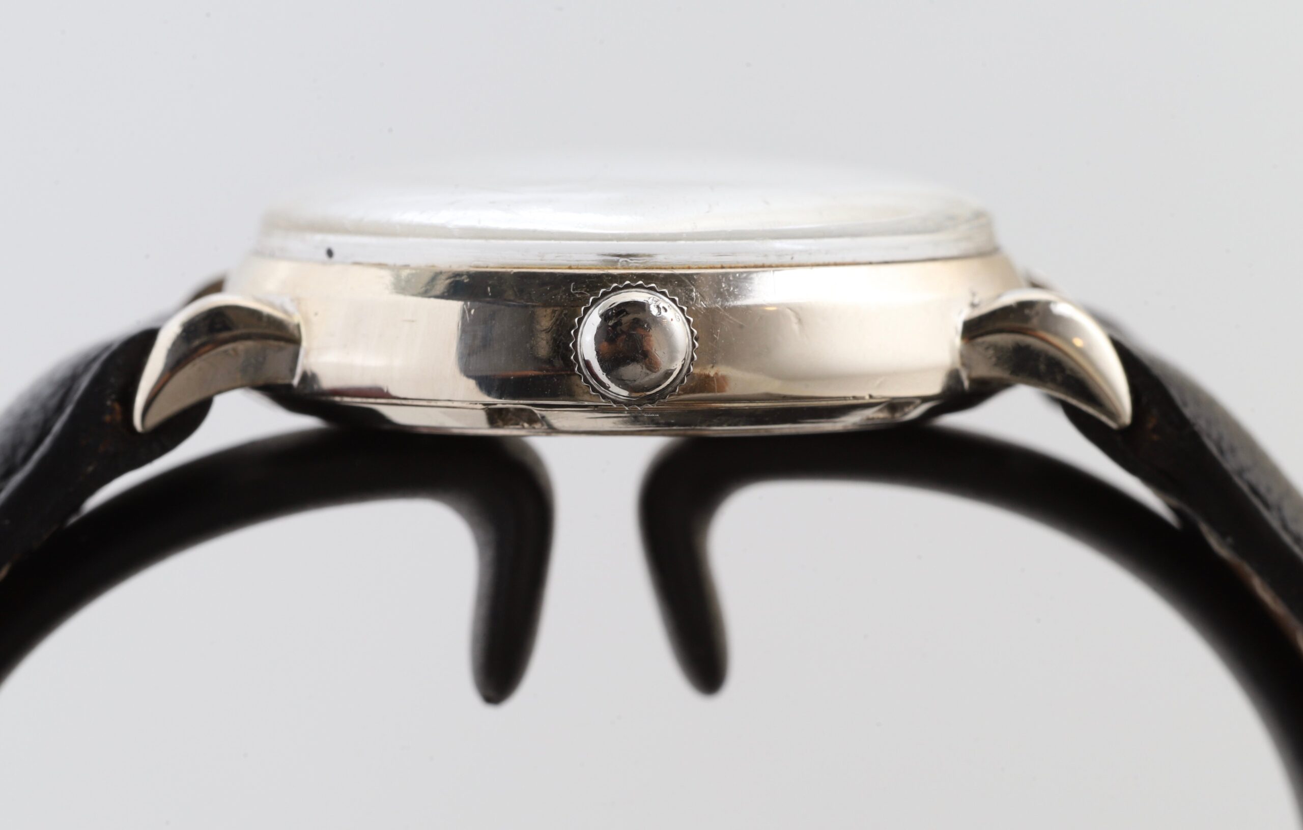 Jaeger-LeCoultre Galaxy Mystery Dial 14K Solid White Gold & Diamonds 1950s Vintage