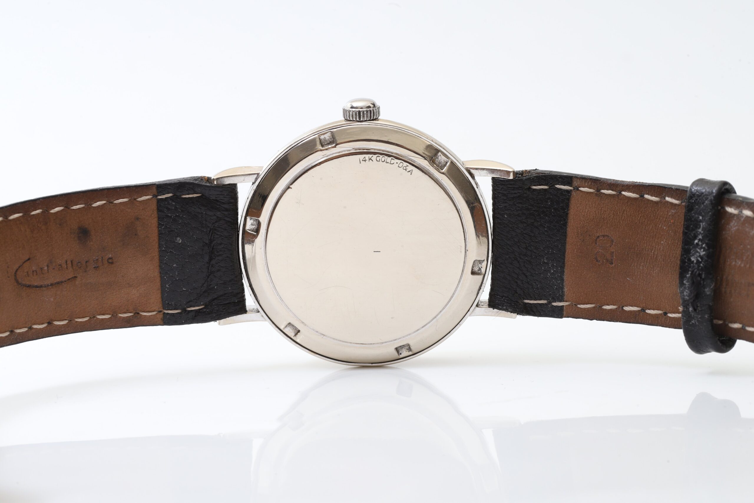 Jaeger-LeCoultre Galaxy Mystery Dial 14K Solid White Gold & Diamonds 1950s Vintage