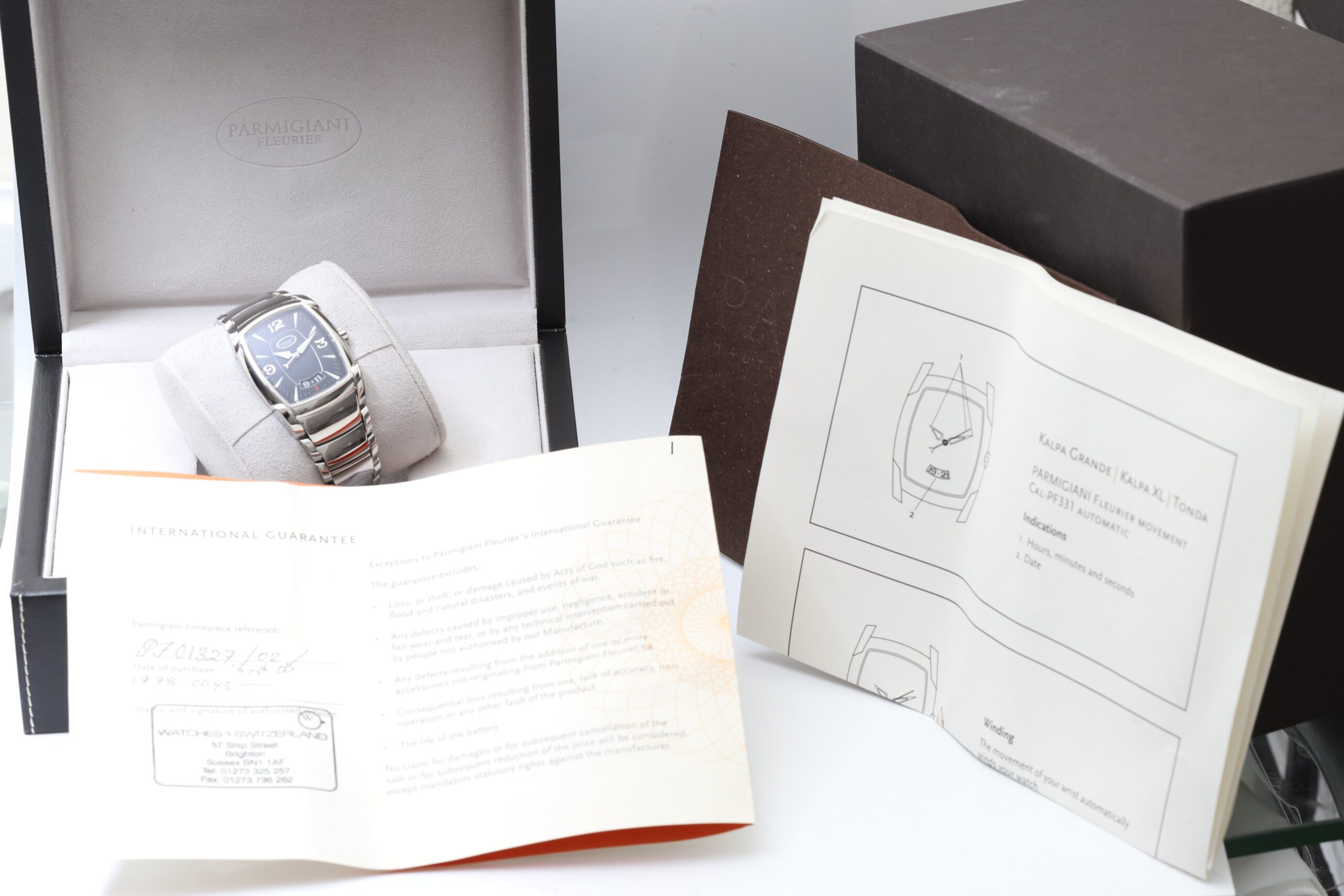 Parmigiani Fleurier Kalpa Kalparisma XL Grande Date Stainless Steel Automatic