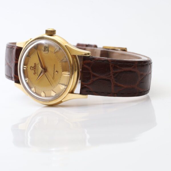 Omega Constellation Pie Pan Solid Yellow Gold 34mm Automatic Vintage 1959