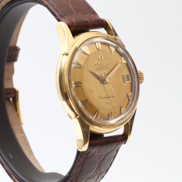 Omega Constellation Pie Pan Solid Yellow Gold 34mm Automatic Vintage 1959