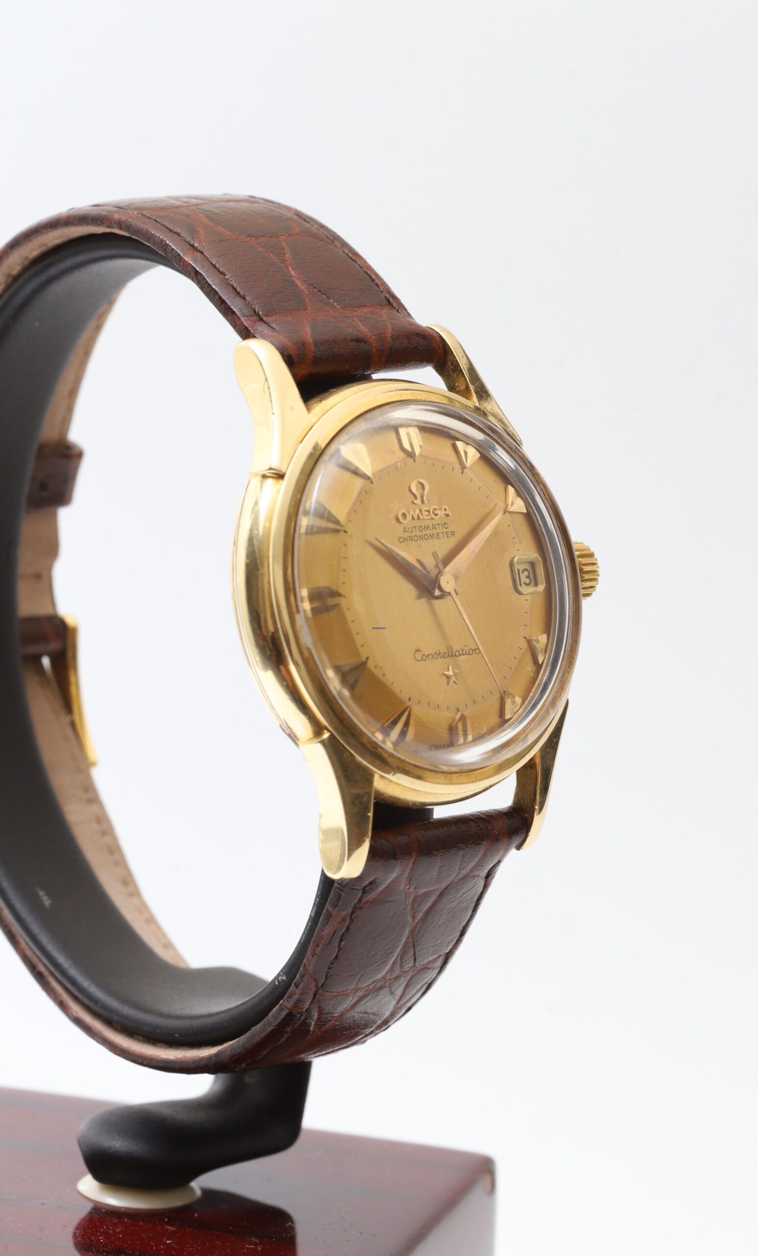 Omega Constellation Pie Pan Solid Yellow Gold 34mm Automatic Vintage 1959 Omega Constellation Pie Pan Solid Yellow Gold 34mm Automatic Vintage 1959