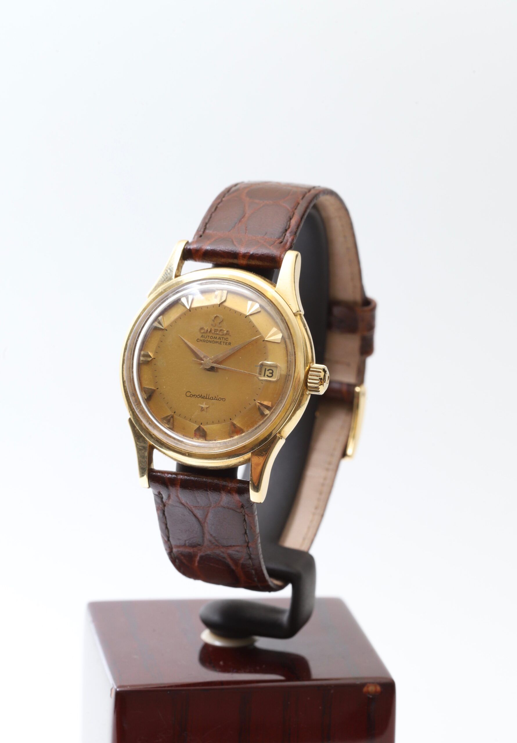 Omega Constellation Pie Pan Solid Yellow Gold 34mm Automatic Vintage 1959 Omega Constellation Pie Pan Solid Yellow Gold 34mm Automatic Vintage 1959