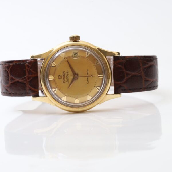 Omega Constellation Pie Pan Solid Yellow Gold 34mm Automatic Vintage 1959