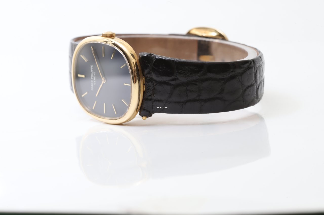 Patek Philippe Ellipse 18k Yellow Gold Manual Wind Blue Face Patek Philippe Ellipse 18k Yellow Gold Manual Wind Blue Face