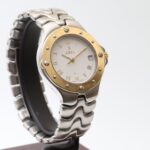 Ebel Sportwave 36mm Steel & Gold Quartz Mens Watch